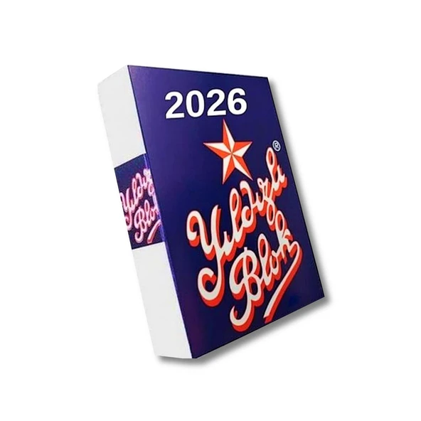 Yıldızlı Blok Masa Takvimi 2026 1 Adet ürün görseli