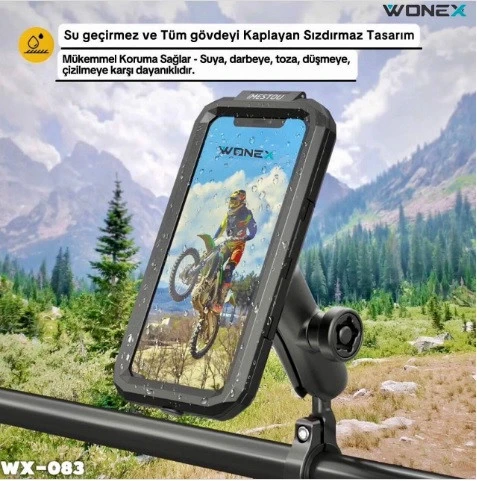 Wonex Wx-083 Motosiklet Bisiklet Telefon Tutucu ürün görseli