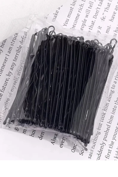 ALYESKA 50 Adet Tel Toka Firkete Saç Tokası - Resim 4