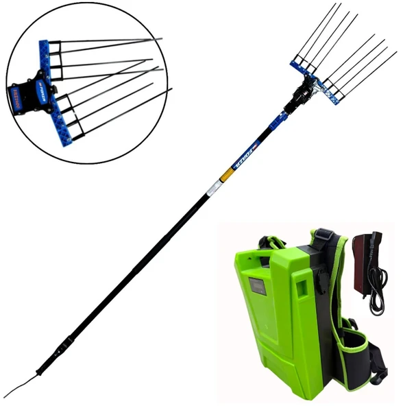 Forza Devir Ayarlı Sırt Bataryalı Zeytin Hasat Makinesi 18 Ah ürün görseli 1