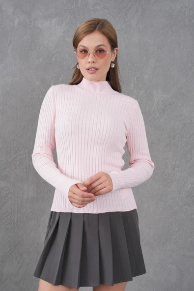 IŞŞIL 15861-Yarım Balıkçı Yaka Esnek Triko Body - 11