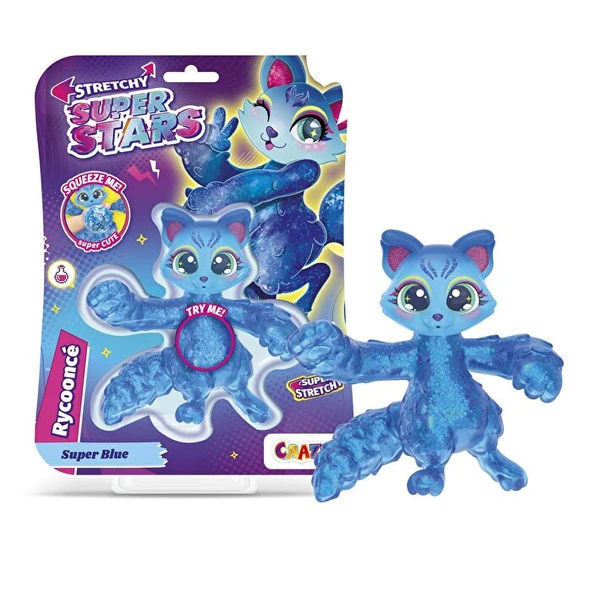 Superstars Super Blue Rycoonce Stretchy Figür ürün görseli