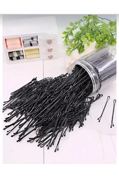 DOĞALYA Kadın Siyah Tel Toka 50 Adet ürün görseli