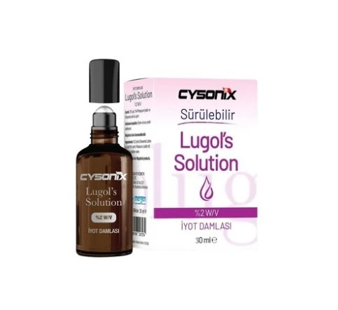 Cysonix Sürülebilir Lugol Solution %2 30 ml ürün görseli 1