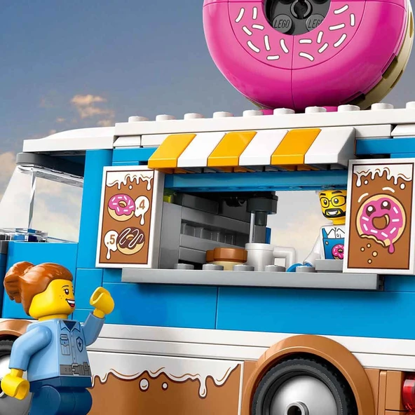Lego 60452 City Donut Kamyonu - Resim 2