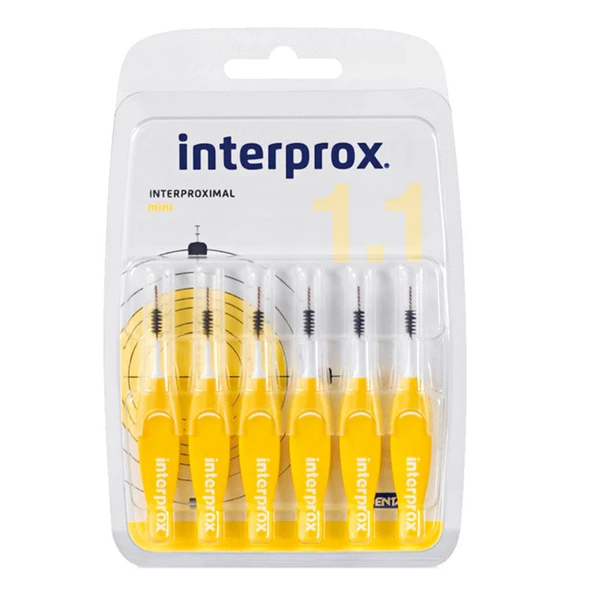 Dentaid INTERPROX 4G Mini Blister 6'lı - Sarı - N31191 ürün görseli