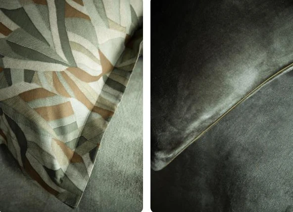 AP Çift Kişilik MyTouch Darcy Olive Nevresim Takımı - Resim 3