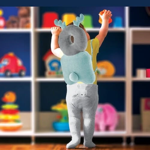 BabyJem Bebek Melek Kanadı Koruma Yastığı 527 Yeşil Kadife - Resim 2