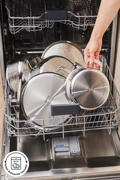 Power Steel 316+ 3Ply Voyager İndüksiyon Tabanlı 8 Parça Çelik Tencere Seti - Resim 9