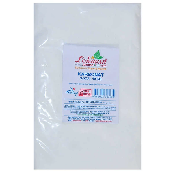 Karbonat Soda 10.000 Gr Paket - Resim 2