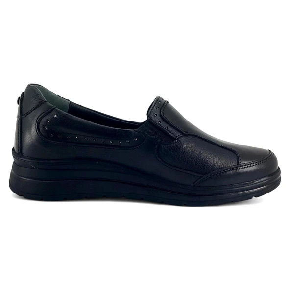 Forelli Faye 25KA Kadın Anatomik Günlük Ayakkabı Siyah - Resim 3