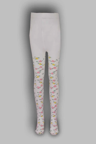 Beyaz Italiana Kız Çocuk Külotlu Çorap Buket 2 Adet ürün görseli