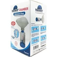 BLUEWELL Chamber Aerochamber Inhalasyon Cihazı Mavi 5 Yaş Ve Üstü ürün görseli