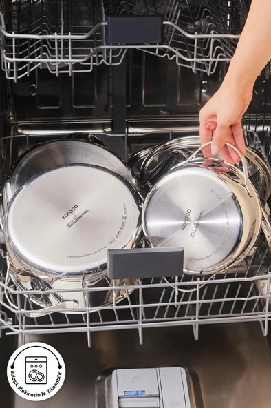 Power Steel 316+ 3Ply Discovery İndüksiyon Tabanlı 8 Parça Çelik Tencere Seti - 10