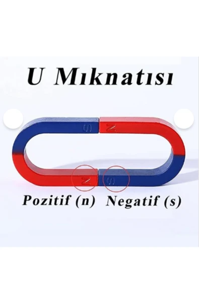 2 adet U mıknatıs nal tipi mıknatıs ürün görseli