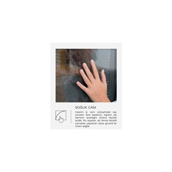 Silverline 3'lü Beyaz Cam Ankastre Set (3490 Oslo 60 BEYAZ+CS5335W01+BO6502W02) - Resim 8