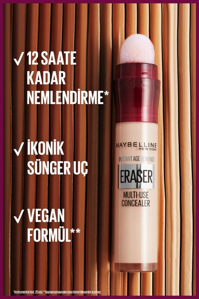 Maybelline New York Instant Anti Age Eraser Kapatıcı - 02 Nude - Resim 5