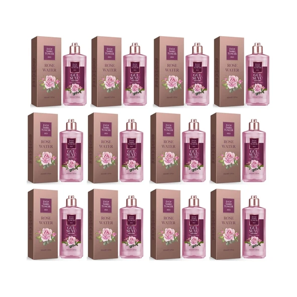 Eyüp Sabri Tuncer Gül Suyu 350 ML x 12 Adet ürün görseli