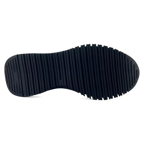 Mammamia 3455 25KA Kadın Günlük Ayakkabı Siyah Nubuk - Resim 4