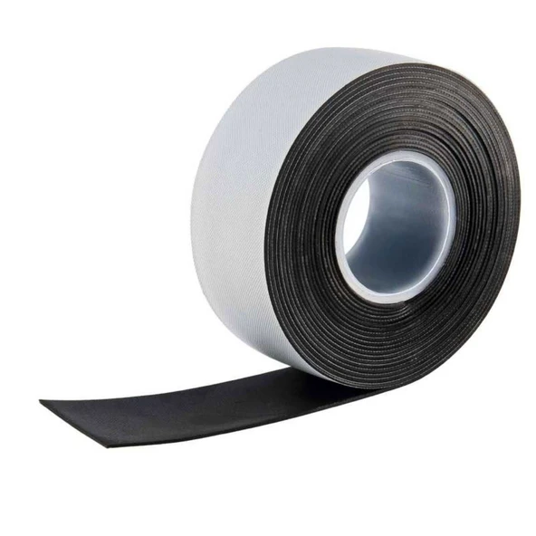 Eriyen Bant 20 mm x 3 Metre Su Geçirmez Boru İzolasyon ve Sızdırmazlık Dayanıklı Tamir Bandı Gri - Resim 2