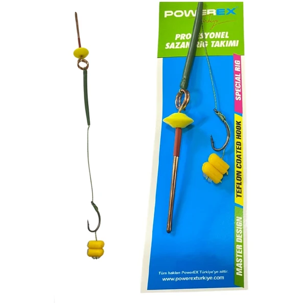 Powerex Küspe Aparatlı Hazır Sazan Rig Takımı ürün görseli 1