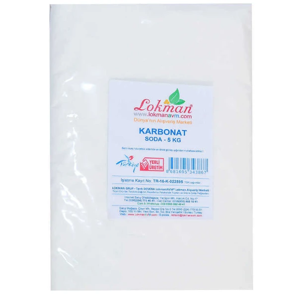 Karbonat Soda 5000 Gr Paket - Resim 2