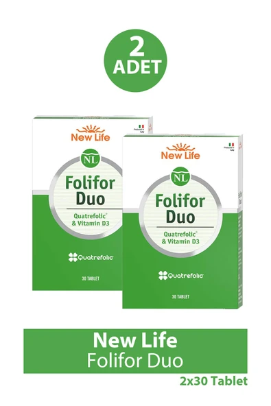 New Life Folifor Duo 30 Tablet 2 Adet ürün görseli 1