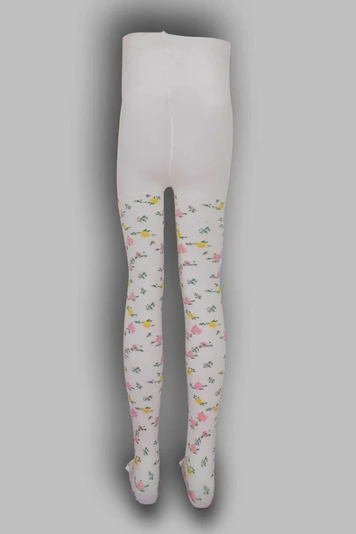 Beyaz Italiana Kız Çocuk Külotlu Çorap Buket 2 Adet - Resim 2