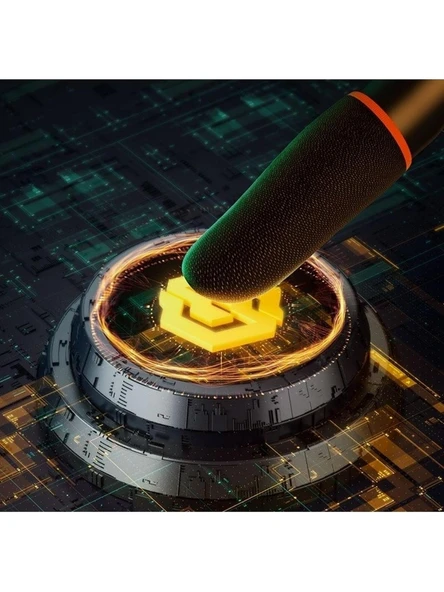 Pubg Parmaklık Eldiven Fiber Oyuncu Eldiveni Anti-Ter Parmak Kılıf 1 Çift - Resim 4