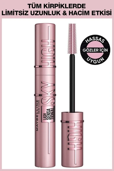 Maybelline New York Lash Sensational Sky High Maskara Siyah ürün görseli