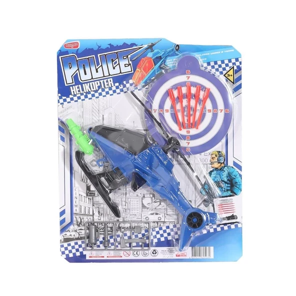 ML523 Kartela Polis Helikopteri -Molmo - Resim 2