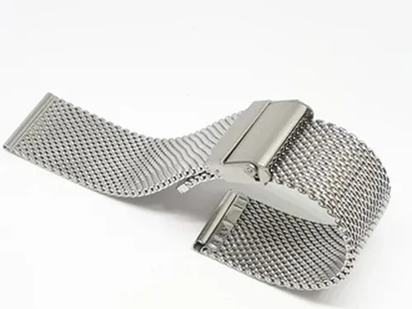 Fado   24 mm   Saat Kordonu Çelik Hasır 1.Kalite Örgü Kordon(299) - Resim 2