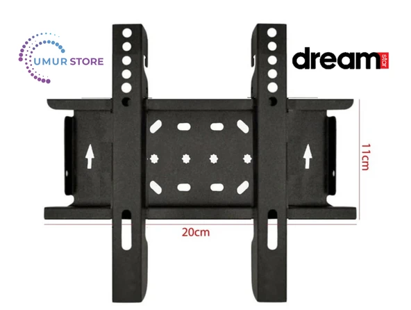 Dreamstar 24" 12v Hd 19”- 27” inç Lcd Led TV Sabit Askı Aparatı ürün görseli 1