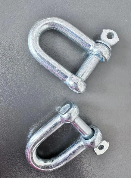 Galvanizli U Kilit Mapa 2’li Set Vidalı Pimli Bağlantı Aparatı (4,5 cm x 3 cm  8 mm) - Resim 2