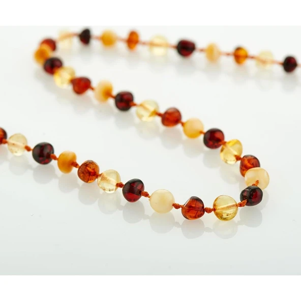 BabyJem Kehribar Bebek Kolyesi 587 Multicolor - Resim 4