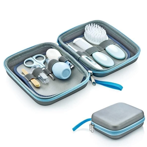 BabyJem Bebek Bakım Seti 9 Parça 363 Mavi - Resim 3