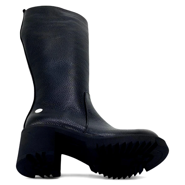 Mammamia 2330 25KÇ Kadın Günlük Çizme Siyah - Resim 4