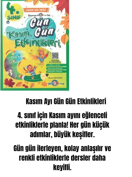 MAVİ BONCUK 4.SINIF GÜN GÜN KASIM ETKİNLİKLERİ!!! ürün görseli