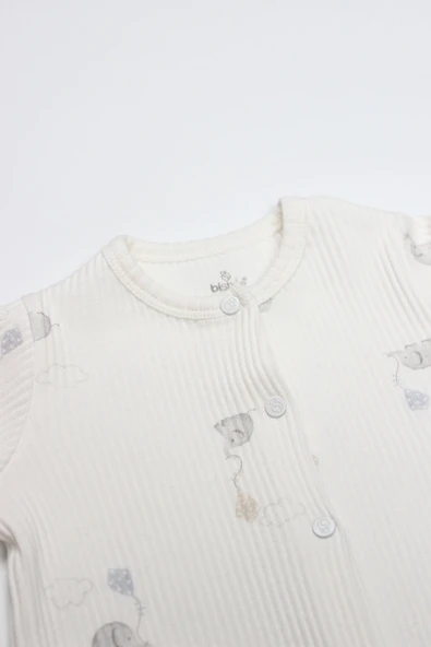 Bistyle Flying Elephant Tulum 15112 Ekru Gri - 2