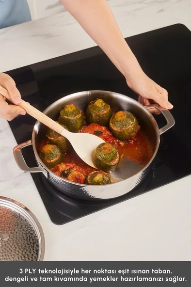 Power Steel 316+ 3Ply Voyager İndüksiyon Tabanlı 8 Parça Çelik Tencere Seti - Resim 6