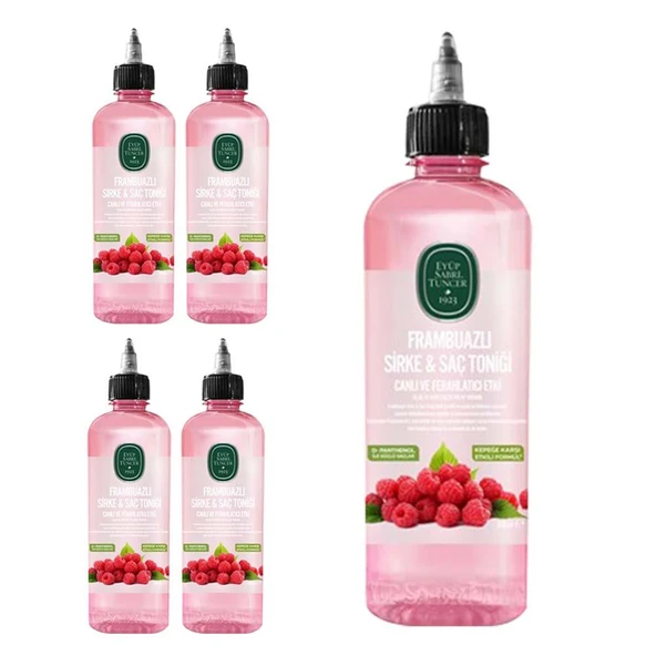 Eyüp Sabri Tuncer Frambuazlı Sirke & Saç Toniği 500 ml X 5 ürün görseli