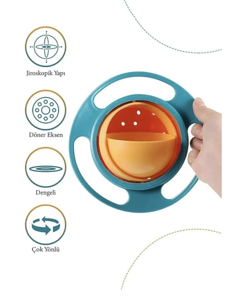 dökülmeyen bebek mama kasesi - 2