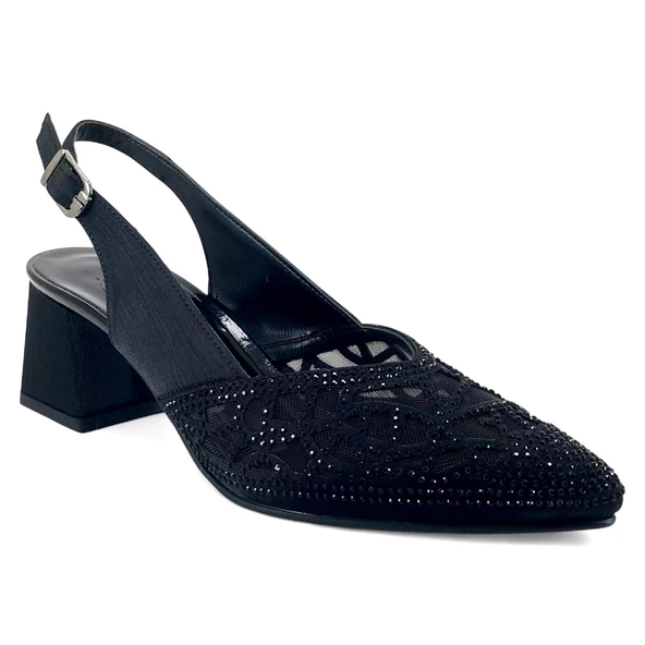 Beety 921 25KA Kadın Abiye Ayakkabı Siyah ürün görseli 1