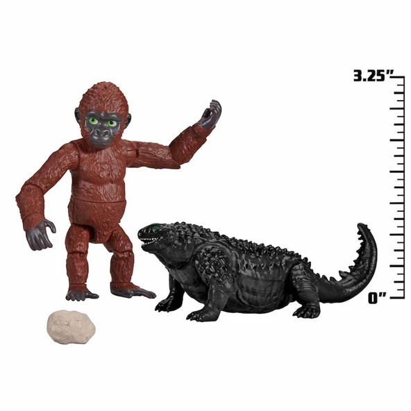Godzilla x Kong Aksiyon Figürü 15 cm MN303000 Suko with Titanus Doug - Resim 2