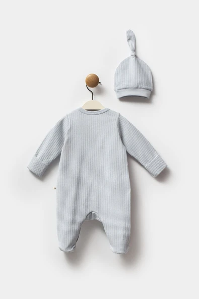 Moi Noi Galaxy Şapkalı Tulum MNB1244 Gri - 3