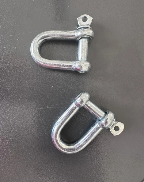 Galvanizli U Kilit Mapa 2’li Set Vidalı Pimli Bağlantı Aparatı (4,5 cm x 3 cm  8 mm) ürün görseli