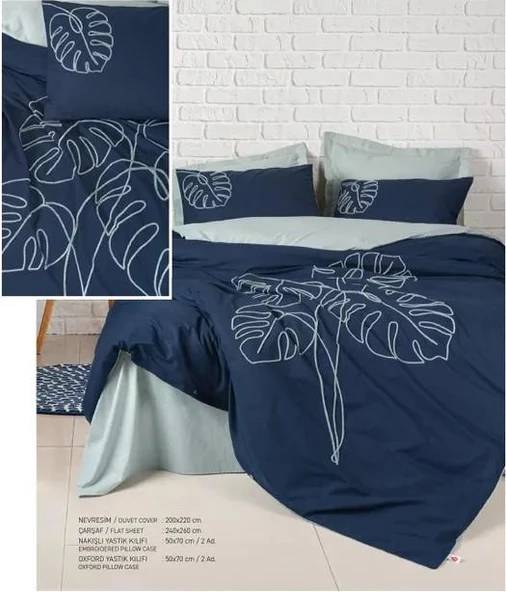 Ranforce Çift Kişilik Nev Takımı Silva Mint ürün görseli