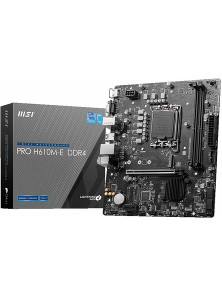 Msi Pro H610M-G DDR4 1700P DDR4 mATX Anakart ürün görseli 1