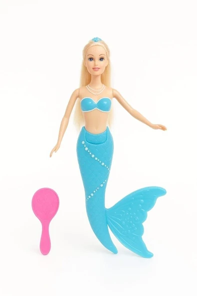 Deniz Kızı Işıklı Bebek - 2348/1-3 - Mavi ürün görseli 1