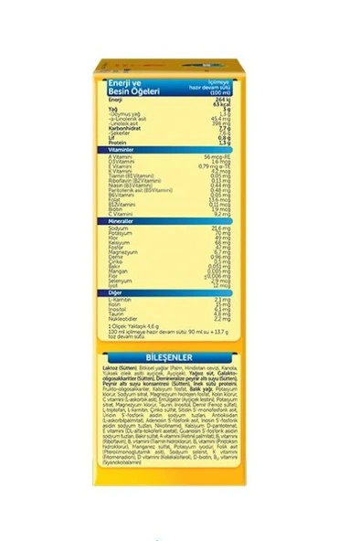 Bebelac Bebek Devam Sütü No4 400 Gr - Resim 8